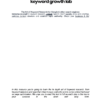 The Art of Keyword Research for Google & other search engines Document Pack